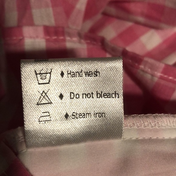 NWT Fashion- Pink Gingham Elbow Sleeves with Wrap  Waist Front/Side Tie Dress - Picture 10 of 10